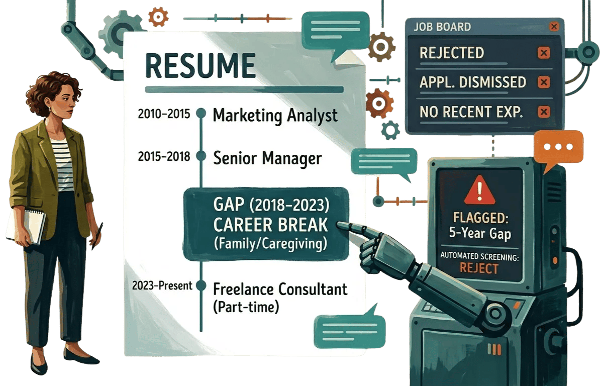 Resume gaps detected, job boards rejecting moms — the broken system CVMom was built to fix